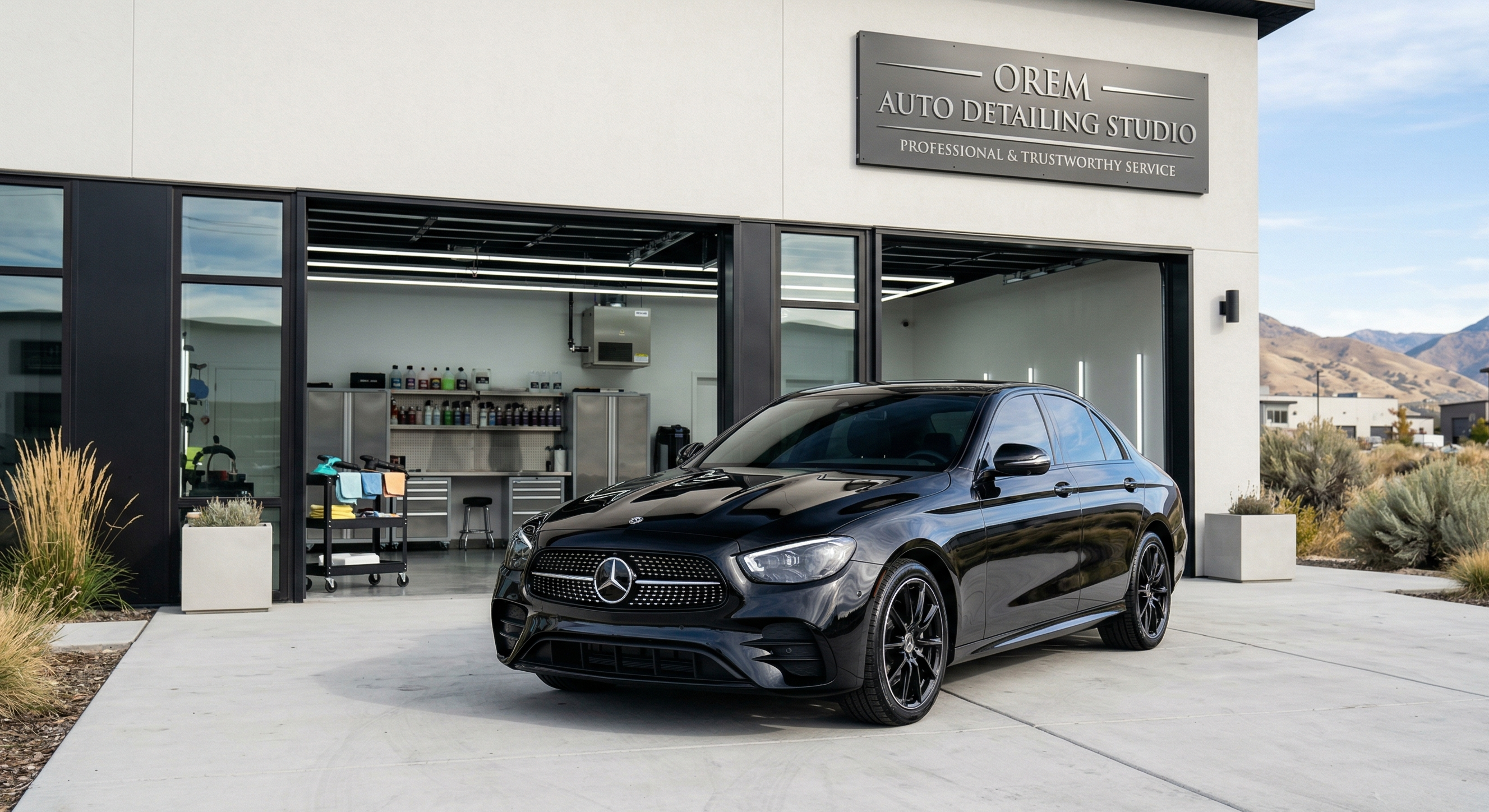 Finished exterior detail